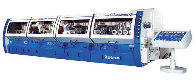 Автоматические четырехсторонние станки Unimax серия Thundermac скорость строжки до 200 м/мин 0