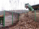 Подъемные траснпортеры Timbersol для перемещения отходов лесопиления