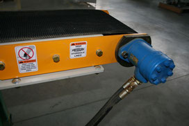 Гидромоторы для системы привода конвейера подачи заготовки