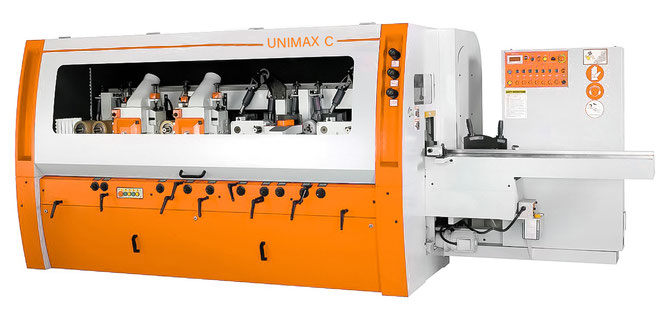 Автоматические четырехсторонние станки UNIMAX серия ‘C’ скорость строжки до 60 м/мин 0